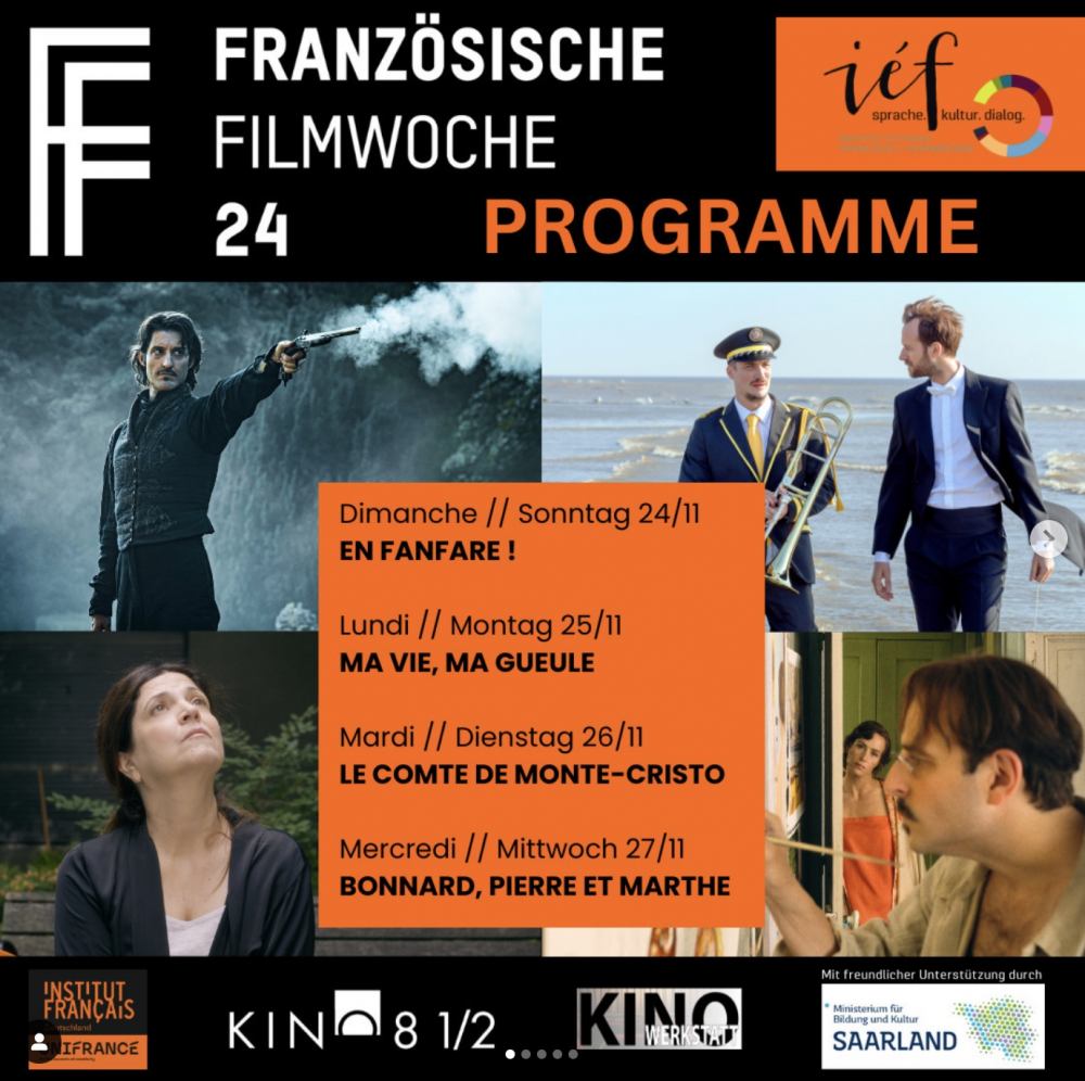 Filmplakat: Französische Filmwoche (im Kino achteinhalb)